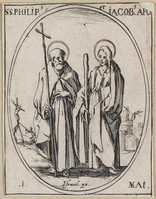KG 10286
<br/>
Philippus en Jacobus de Mindere ("Heiligenkalender")
<br/>
<em>Callot, Jacques (1592 - 1635)</em>